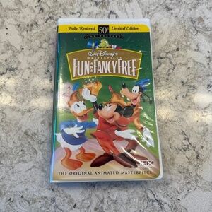 VHS Tape‎ Disney - Fun & fancy-free